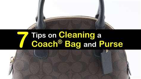 how to clean a cloth coach purse|coach leather cleaner for handbags.